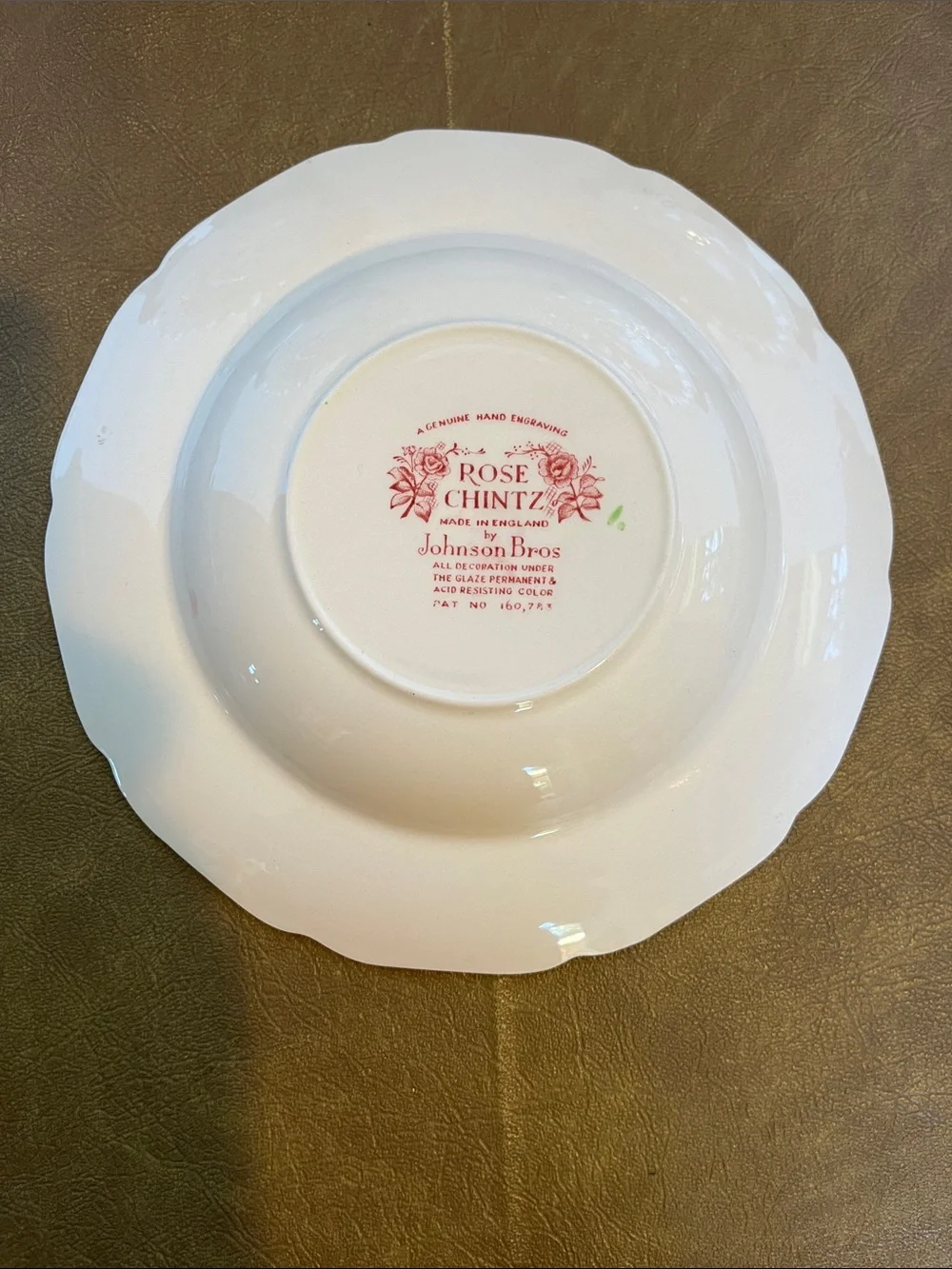 Johnson Brothers Rose Chintz Made in England Set of Five Bowls